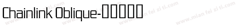 Chainlink Oblique字体转换